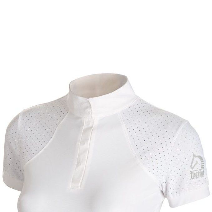 Polo de concours pour femme avec inserts micro-perforés