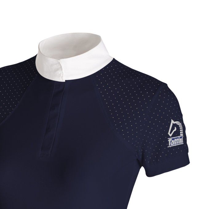 Polo de concours pour femme avec inserts micro-perforés