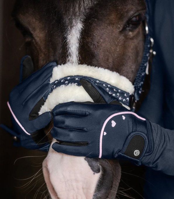 Gants d’équitation Metropolitan Heart, pour enfants
