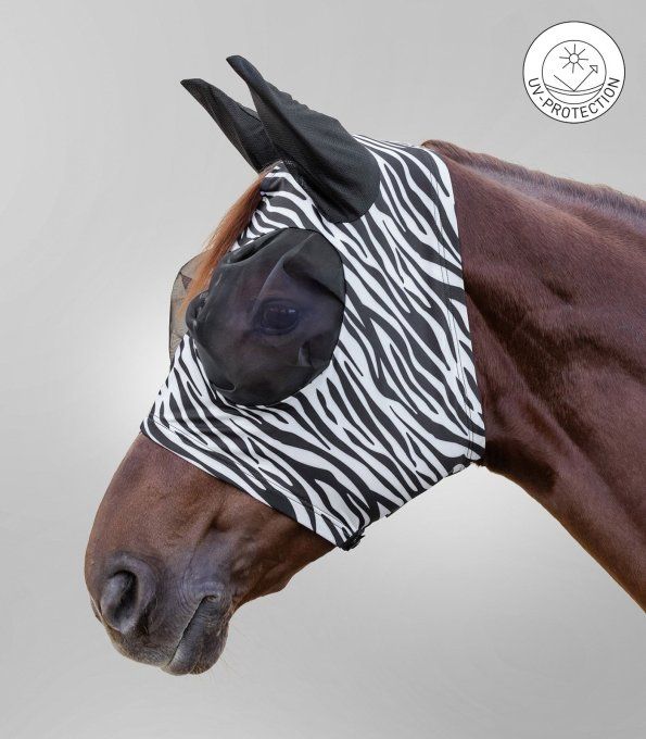 Masque anti-mouches Puck - Zebra