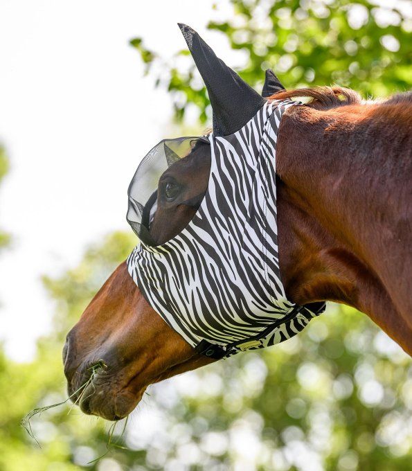 Masque anti-mouches Puck - Zebra