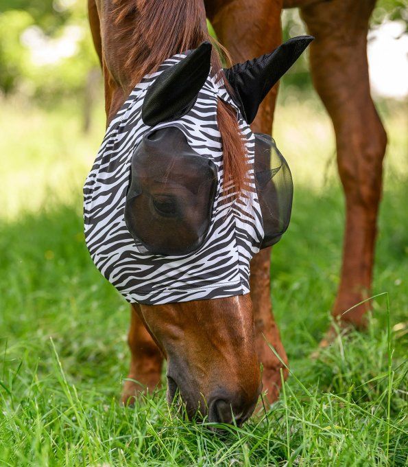 Masque anti-mouches Puck - Zebra