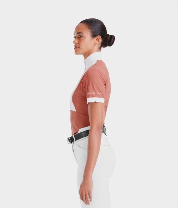 Polo Monica Manches Courtes Femme Horse Pilot