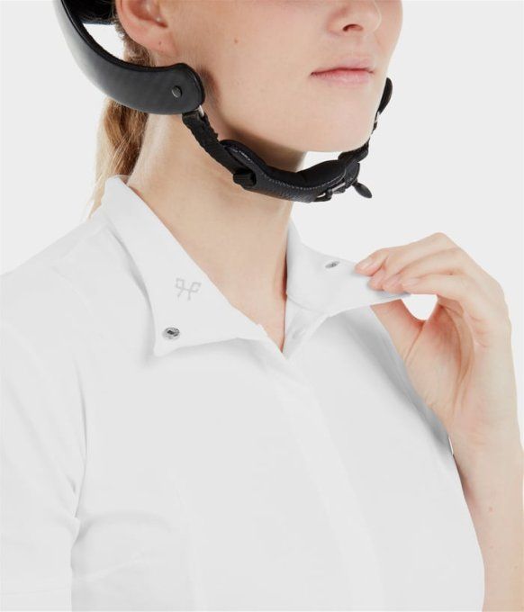 Polo Monica Manches Courtes Femme Horse Pilot