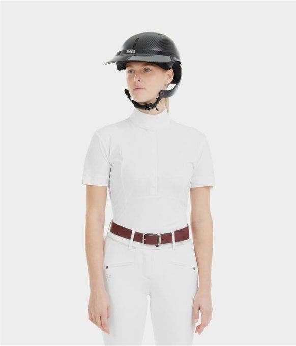 Polo Monica Manches Courtes Femme Horse Pilot
