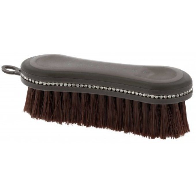 Brosse de tête Je t'aime EQUITHÈME - Strass