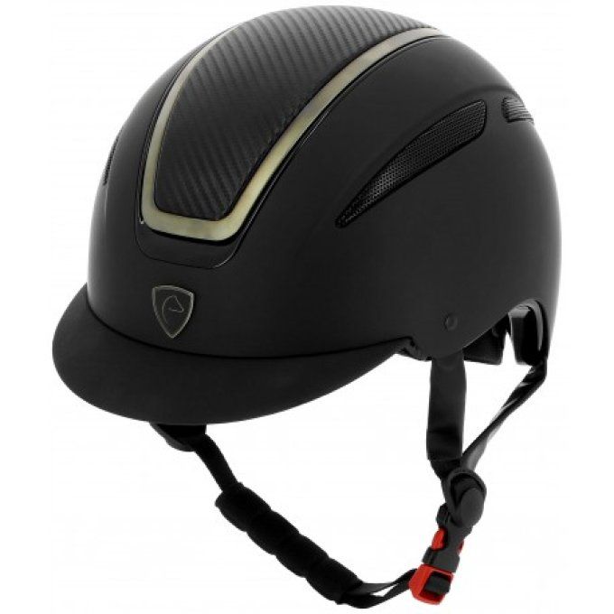 Casque mat top carbone EQUITHÈME - Agris