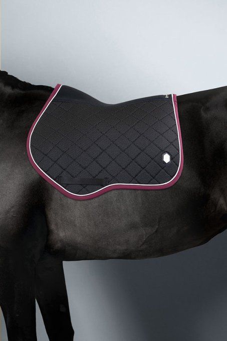 Dynamix Tapis de selle Mesh velours 3D