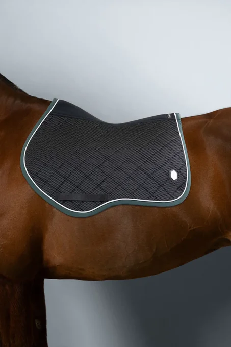 Dynamix Tapis de selle Mesh velours 3D