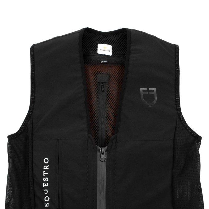 Gilet airbag avec protection dorsale niveau 2