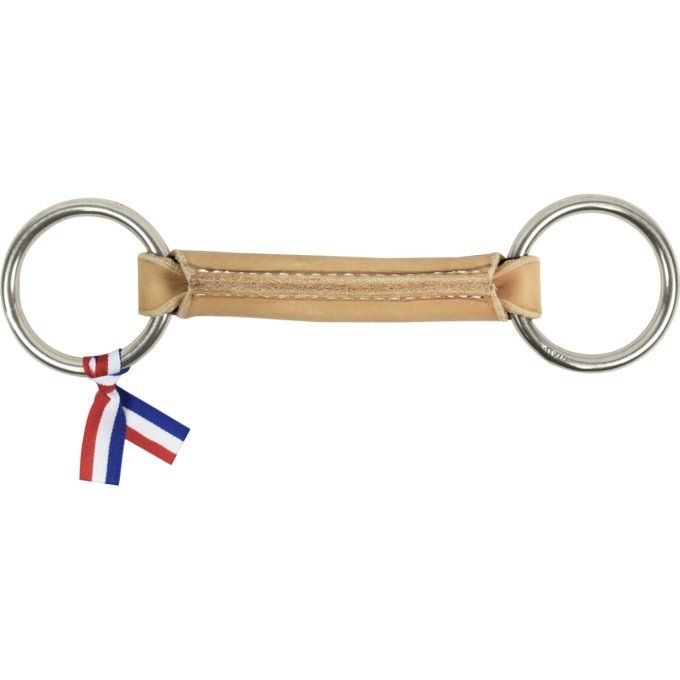 Mors en cuir rond