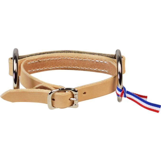 Mors en cuir plat à lanière