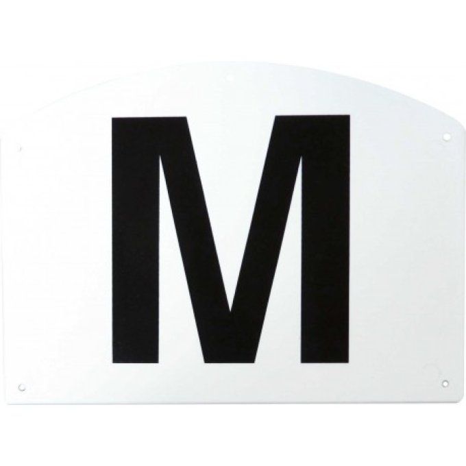 Set de 12 lettres de manège HIPPOTONIC support plastique