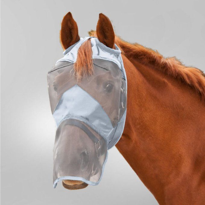 Masque anti-mouche PREMIUM sans oreilles avec protection du chanfrein